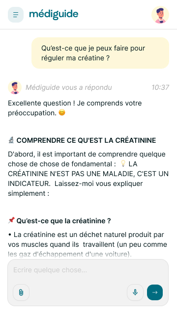 Mediguide — assistant médical